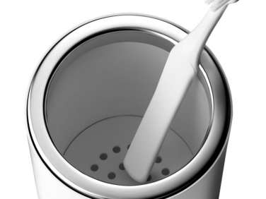 norm bath toothbrush holder white large  